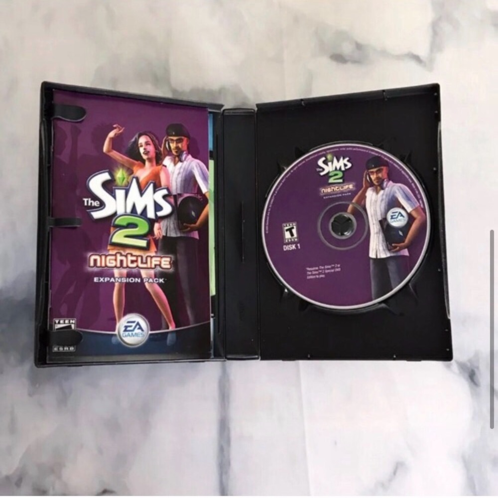 π3for$12π The Sims 2 Hot Date Nightlife Pack PC CD Game Discs - Picture 2 of 5